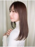 髪質改善/縮毛矯正/ダークアッシュ/ロングレイヤーp川口