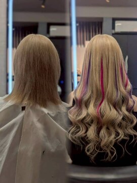 ブランシスヘアー(Bulansis Hair) 原色ハイライト激カワギャルスタイル