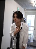 ストレートセンターパート