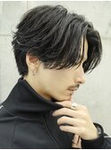 梅田メンズパーマニュアンスパーマフェザーパーマセンターパート