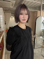 ロティバイトレンチ(loti by trench)&nbsp;レイヤーボブ×グレージュカラー