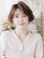 ENOAhair&spabyCOVERHAIR【ショート/白髪染め ぼかし/ヘッドスパ】【10/1開店(予定)】&nbsp;ふんわり丸みの大人ショートボブ　/川口/30代/40代/50代