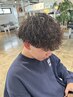 メンズカット+波巻きパーマ¥14000(メンズカット/メンズパーマ/栄/久屋大通)