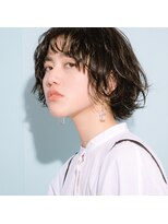 アピッシュ シーナ 海老名店(apish ciena)&nbsp;＊黒髪ラフショート×万能ウェットワイドバング♪