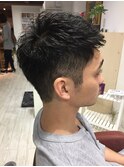 【お客様スタイル】ベリーショート×グリースセット