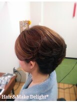 ヘアーアンドメイク ディライト(Hair&Make Delight)&nbsp;着物のアップスタイル