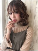 愛されひし形シルエットヴェールウェーブ