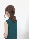 高知 南国市 BiBi hills ヘアアレンジ ハーフアップ