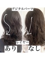 デジタルパーマイルミナカラーグレージュカラー桜井