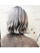 美容室 イズ 館林店(Iz)&nbsp;ホワイトアッシュボブ_セシルカットココアブラウン