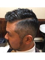 バーバーリング メソッド(BARBERING METHOD)&nbsp;【ビジネスショート】パーマ風フェードカット