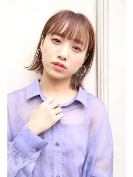 オーシャン(Ocean) ［OCEAN　Hair&Life]抜け感☆外はね☆ミニボブ☆