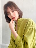 ACE  大人ショート×ミルクティーベージュ