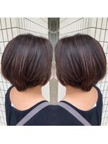 スタジオ アルファプラス 日暮里店(studio α+)&nbsp;レイヤーボブ×ナチュラルハイライト【スタジオアルファプラス】