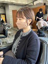 バーチョ(bacio)&nbsp;20代30代40代◎小顔骨格矯正ショート【麻生/札幌ショート/白髪】