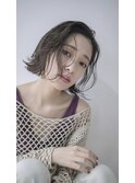 【柔らか動くミニボブ◆シースルーベージュ】Qと木 AKI