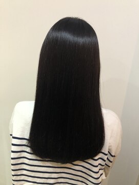 キュア 表参道(CURE) 黒髪/グレージュカラー/ココアベージュ/ヘルシーロング[表参道]