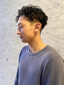 トップヘアーラウンジ 知立(TOP HAIR Lounge) エッジスタイル!王道センタースパイラルパーマ/前髪パーマ