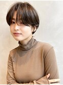 大人可愛い20代30代40代50代小顔ショートボブナチュラルショート