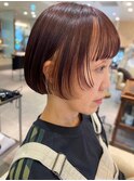 本八幡×ミニボブ×インナーカラー×ケアブリーチ