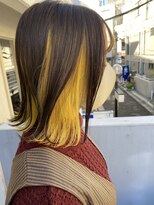 テーラヘアー 鎌取店(TELA HAIR)&nbsp;イエロー×インナーカラー