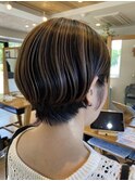 【アンブレラカラー×ショートボブ】
