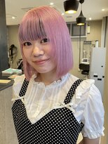 コージーベルベット(Cosy Velvet)&nbsp;ピンクボブ