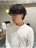 塩澤太一 シャドウパーマ 癖毛風 無造作パーマ 新宿