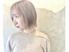 【宮崎指名★人気NO，1】カット+ケアブリーチWカラー+2StepTR+marrb
