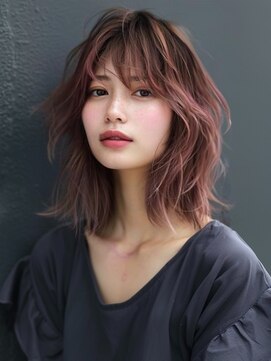 アルトリスト(Altruist Aging×HAIR&SPA) ★暗めカラーグランマッシュフェイスフレーミングデザインカラー