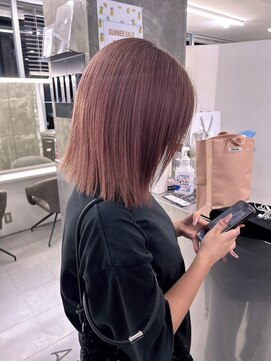 キング 枚方店(K!ng) 縮毛矯正髪質改善ハイライトレイヤーカット枚方美容室エクステ