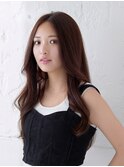 【La fith】ニュアンスカラー×ゆるふわロング×センターバング