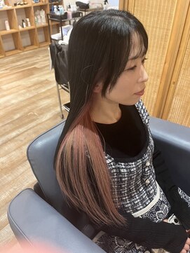 チャプター 千葉ニュータウン中央店(chapter) カットWカラーピンクベージュカラー