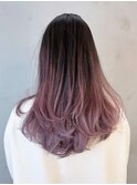 ロング韓国ヘアおくれ毛美髪顔周りレイヤー_ba545291
