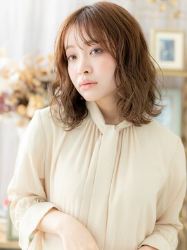 カバーヘアアンドスパ ブリス 浦和(COVER HAIR&SPA bliss) くせ毛風ウェットヘアゆるふわハイライトh3浦和20代30代40代