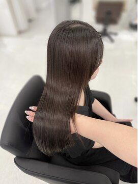 ハピネス 梅田茶屋町店(HAPPINESS) 韓国風/レイヤーカット/顔周り/顔まわり/髪質改善/ベージュ