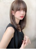 【Lond ambre】 ストレートレイヤーロング黒髪