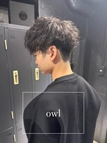 アウル 心斎橋(owl)&nbsp;刈り上げマッシュ/マッシュ/メンズカット/シャドウパーマ/パーマ
