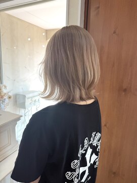 アップル(APPLE) ダブルカラー★ミルクティーベージュ