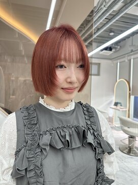 ロンドルピナス 小倉(Lond Lupinus) ミディアムヘア暗めカラー/デザインカラー/フェイスフレーミング