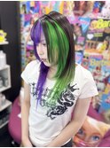 PURPLE×GREEN