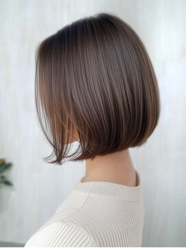 ティエナビューティー(TIENA BEAUTY) #小顔ボブ#ダークブラウン#髪質改善#天神