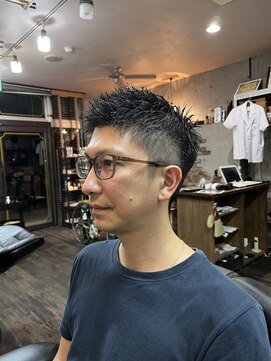 アールズ ヘア(R's hair) MEN’S HAIR/ブルーブラック/フェザーパーマ/ 印西 印西市