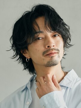 レタッチバイフィフス(RETOUCH by fifth) 原宿ツイストスパイラルパーマメンズカットセンターパート緩め