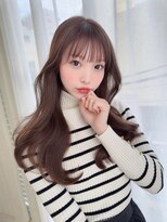 カシュカシュ 表参道(cache cache)&nbsp;ブリーチなしで育てるミルクティーカラー/ダブルカラー/ロング