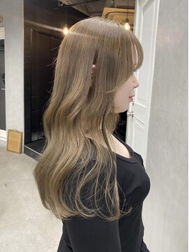 キラ 原宿(KILLA) #ブリーチなしダブルカラー#グレージュ#ブラウン#ベージュ