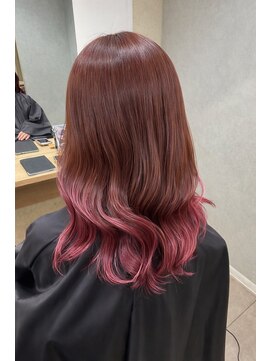 テーラヘアー 蘇我2号店(TELA HAIR) 【ピンク×グラデーション】