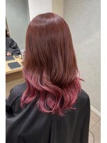 テーラヘアー 蘇我2号店(TELA HAIR) 【ピンク×グラデーション】