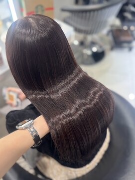 ユーフォリア 池袋東口駅前店(Euphoria) 【Euphoria/Miku】艶カラー/暖色カラー/トリートメント/韓国ヘア