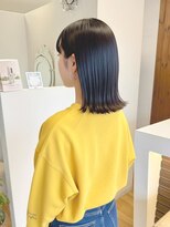 アビエクレール 河内花園(abije claire)&nbsp;艶感ナチュラルストレートボブ【河内花園駅】